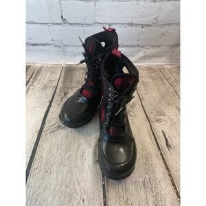 BOGS Girl’s “Sidney” Lace Up Buffalo Plaid Boots / Size: 12